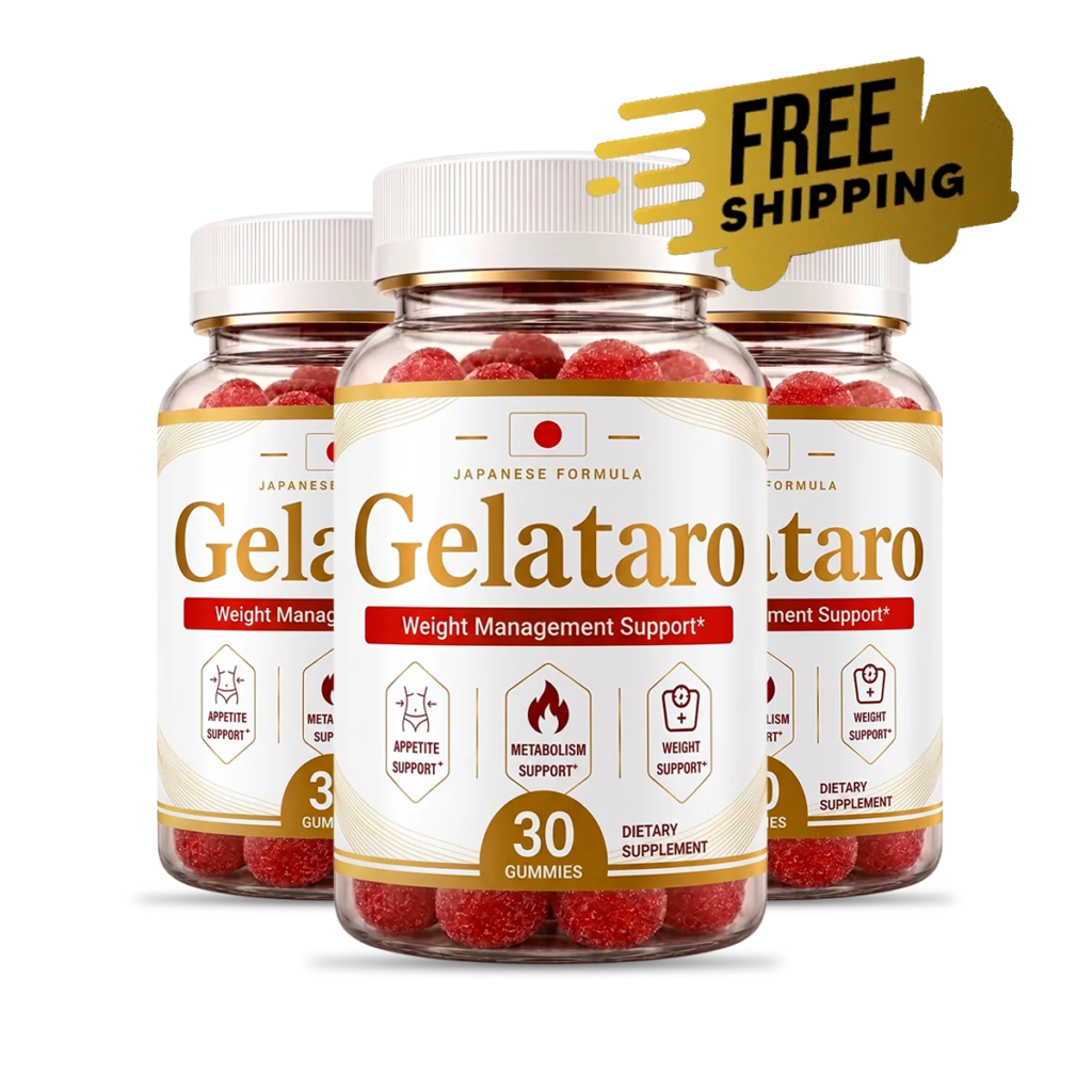 Gelataro natural weight-loss supplement three-bottle package